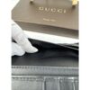p1-56.jpg Gucci Black Leather Python-Accent Long Bifold Wallet with ID Window & Box