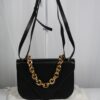 p1-97.jpg Bottega Veneta Medium Mount Envelope Bag Black Leather Gold Chain 667398