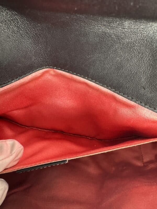 IMG_7897 Gucci GG Marmont Small Black Velvet Matelassé Shoulder Bag