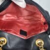 IMG_7898 Gucci GG Marmont Small Black Velvet Matelassé Shoulder Bag