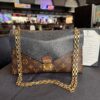 IMG_8083 Louis Vuitton Pallas Chain M41223 Monogram Noir Black Leather Shoulder Bag