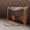 IMG_8084 Louis Vuitton Pallas Chain M41223 Monogram Noir Black Leather Shoulder Bag