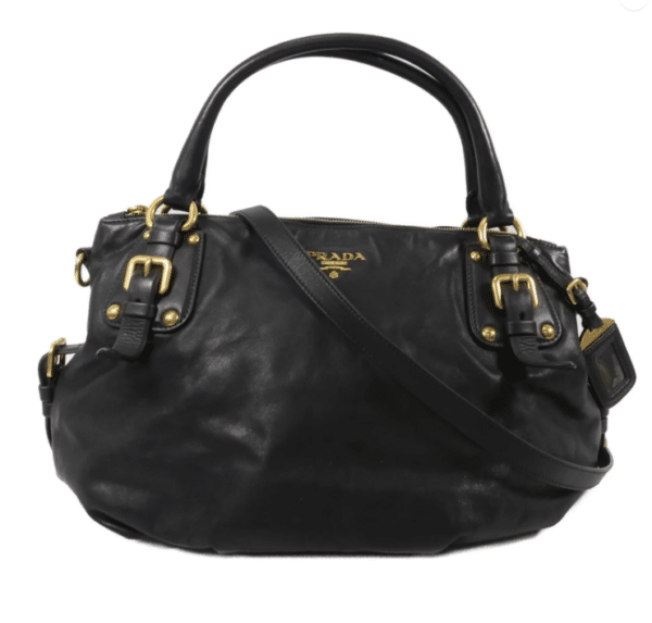 Screenshot 2026-08-30 160536 Prada BR4281 Nero Soft Calf Leather Convertible Buckle Satchel