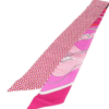 Screenshot 2026-08-30 161804 Hermès Twilly Silk Scarf – Pink, Red & Purple Geometric Equestrian Print