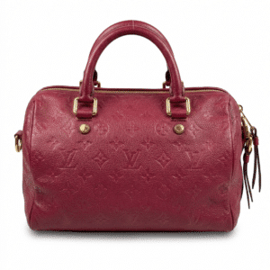 Louis Vuitton Speedy Bandoulière 30 Aurore Monogram Empreinte Leather Handbag