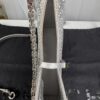 p1-10.jpg Givenchy Cut Out Mini Bag Silvery Grey Crystal Embellished Silk NWT