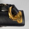 p1-106.jpg Prada Cahier White and Black Leather Crossbody Bag 1BD045