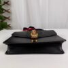 p1-116.jpg Gucci Sylvie Small Black Leather Web Ribbon Shoulder Bag 421882