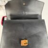 p1-123.jpg Gucci Sylvie Small Black Leather Web Ribbon Shoulder Bag 421882