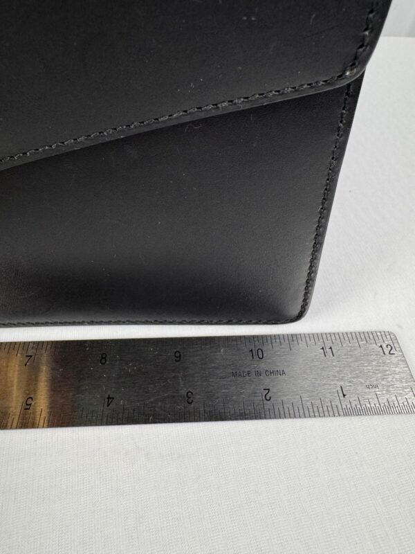 p1-125.jpg Gucci Sylvie Small Black Leather Web Ribbon Shoulder Bag 421882