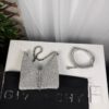 p1-13.jpg Givenchy Cut Out Mini Bag Silvery Grey Crystal Embellished Silk NWT