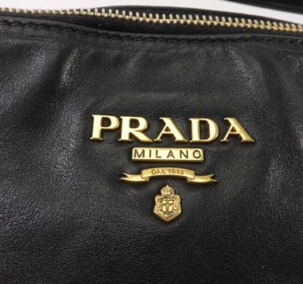 p1-143.jpg Prada BR4281 Nero Soft Calf Leather Convertible Buckle Satchel