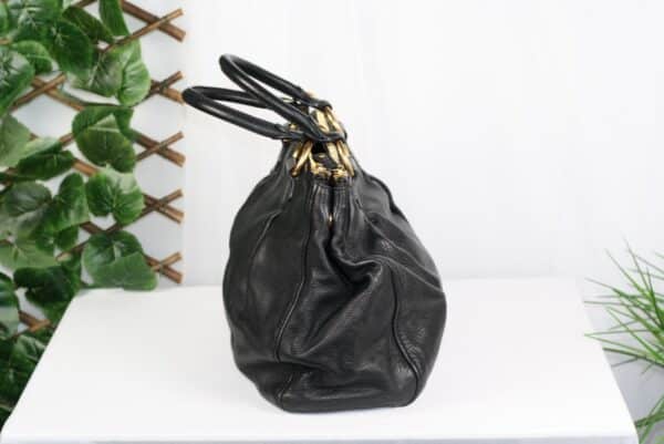 p1-146.jpg Prada BR4281 Nero Soft Calf Leather Convertible Buckle Satchel