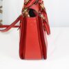 p1-165.jpg Miu Miu Red Calfskin Leather 2-Way Top Handle Shoulder Bag Gold Hardware