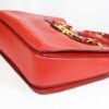 p1-166.jpg Miu Miu Red Calfskin Leather 2-Way Top Handle Shoulder Bag Gold Hardware