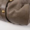p1-178.jpg Miu Miu Gray Ruched Calfskin 2-Way Tote Shoulder Bag