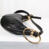 p1-188.jpg Chloé Small Bracelet Hobo Bag Black Grained Calfskin Gold-Tone Hardware
