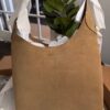 Coach Brooklyn Shoulder Bag 39 Sand Suede Large Hobo Tote NWT