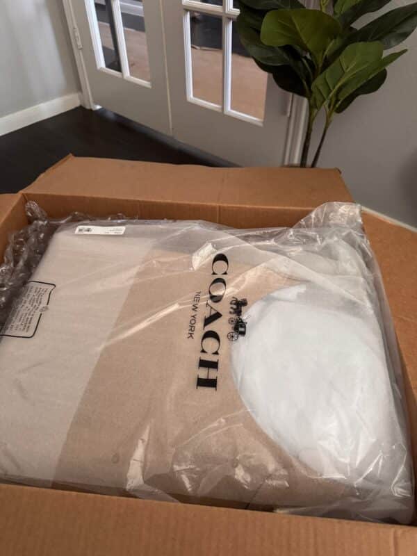 p1-197.jpg Coach Brooklyn Shoulder Bag 39 Sand Suede Large Hobo Tote NWT