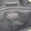 p1-236.jpg Chanel Surpique Chevron Calfskin CC Charm Black Leather Large Shopping Tote
