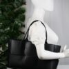 p1-241.jpg Bottega Veneta Arco 48 Black Maxi Intrecciato Leather Large Tote