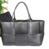 p1-242.jpg Bottega Veneta Arco 48 Black Maxi Intrecciato Leather Large Tote