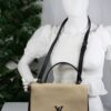 p1-255.jpg Louis Vuitton Lockme II BB Black & Beige Leather Top Handle Crossbody Bag