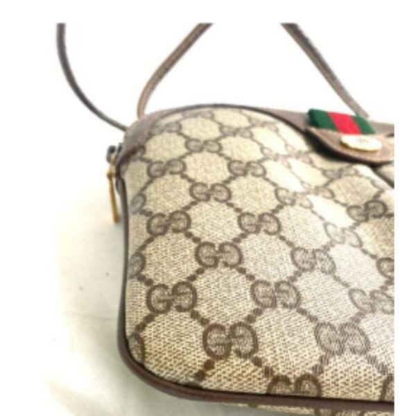 p1-269.jpg Vintage Gucci Accessory Collection GG Supreme Web Stripe Crossbody Bag