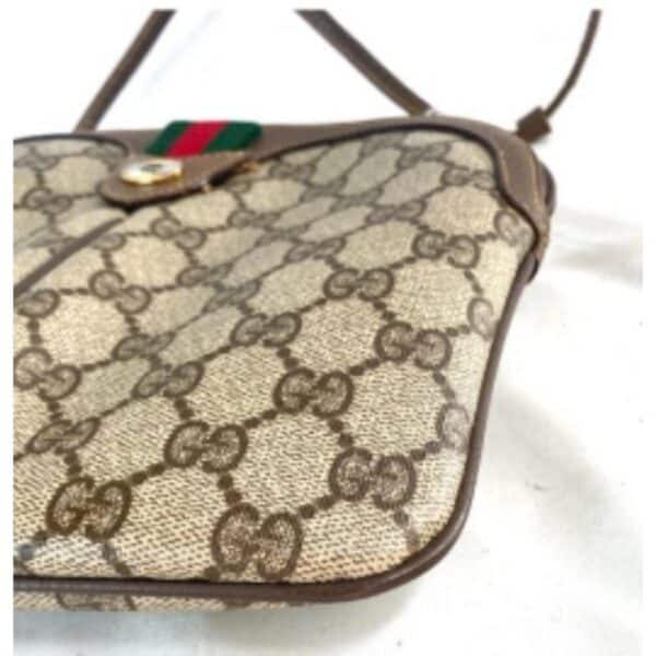 p1-270.jpg Vintage Gucci Accessory Collection GG Supreme Web Stripe Crossbody Bag