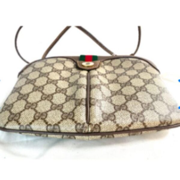 p1-274.jpg Vintage Gucci Accessory Collection GG Supreme Web Stripe Crossbody Bag