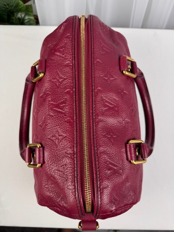 p1-283.jpg Louis Vuitton Speedy Bandoulière 30 Aurore Monogram Empreinte Leather Handbag