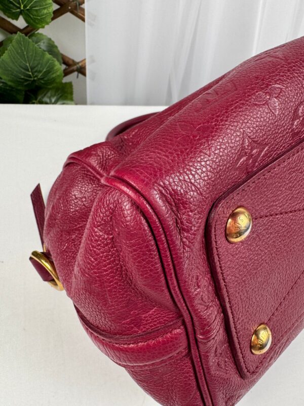 p1-288.jpg Louis Vuitton Speedy Bandoulière 30 Aurore Monogram Empreinte Leather Handbag