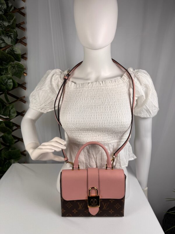 Louis Vuitton Locky BB M44080 Rose Poudre Monogram Crossbody Bag