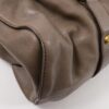 p1-305.jpg Miu Miu Gray Ruched Calfskin 2-Way Tote Shoulder Bag