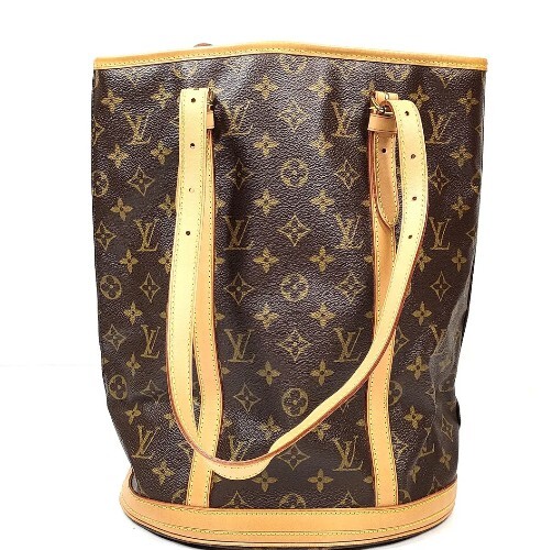 Louis Vuitton Bucket GM Monogram Canvas Large Shoulder Tote M42236