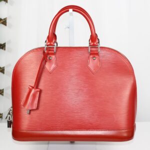 Louis Vuitton Alma PM Castilian Red Epi Leather Handbag M52147