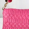 p1-55.jpg Miu Miu Miu Crystal Fuchsia Matelassé Nappa Leather Shoulder Bag 5BF068