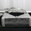 p1-7.jpg Givenchy Cut Out Mini Bag Silvery Grey Crystal Embellished Silk NWT