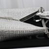 p1-9.jpg Givenchy Cut Out Mini Bag Silvery Grey Crystal Embellished Silk NWT