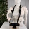 p1-97.jpg Prada Cahier White and Black Leather Crossbody Bag 1BD045