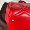 p1-107.jpg Gucci GG Marmont Medium Red Matelassé Leather Top Handle Tote