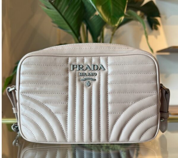 p1-141.jpg Prada Diagramme Camera Crossbody Bag Cipria Pink Quilted Calfskin Leather