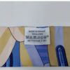 Hermès Twilly Silk Scarf Blue, Lavender & Yellow Equestrian Print