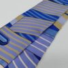 Hermès Twilly Silk Scarf Blue, Lavender & Yellow Equestrian Print