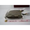 p1-168.jpg Gucci GG Supreme Monogram Canvas Zip Key Pouch with Gold-Tone Clip new w/box
