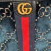 p1-191.jpg Gucci Ophidia GG Velvet Wristlet Clutch Navy Blue with Red Web Stripe