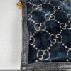 p1-195.jpg Gucci Ophidia GG Velvet Wristlet Clutch Navy Blue with Red Web Stripe