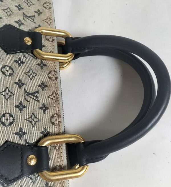 p1-20.jpg Louis Vuitton Mini Lin Alma Long Horizontal Monogram Handbag Navy