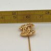 p1-205.jpg Chanel Vintage Strass Gold-Tone CC Crystal Stick Pin Brooch