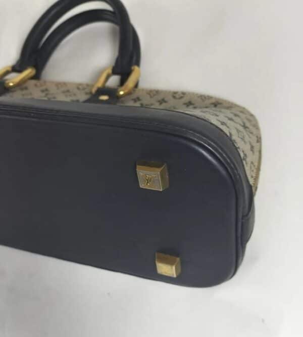 p1-22.jpg Louis Vuitton Mini Lin Alma Long Horizontal Monogram Handbag Navy
